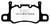 EBC DP42207R Yellowstuff Rear Brake Pads, Porsche 911 (991) (Cast Iron Rotor only) 3.8 GT3 2013-2015