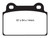 EBC 08-16 Mitsubishi Lancer Evo 10 2.0 Turbo (1 piece rotor) Bluestuff Rear Brake Pads