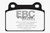 EBC 08-16 Mitsubishi Lancer Evo 10 2.0 Turbo (1 piece rotor) Bluestuff Rear Brake Pads
