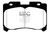 EBC DP41004R Yellowstuff Front Brake Pads, Toyota Supra 3.0 Twin Turbo 1993-1998