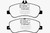 EBC 13-16 Mercedes-Benz GLK250 2.1 Twin TD Redstuff Front Brake Pads