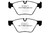EBC DP21493 Greenstuff 2000 Front Brake Pads, BMW Z4 3.0 (E89) 2009+