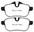 EBC 09+ BMW Z4 3.0 (E89) Redstuff Rear Brake Pads