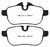 EBC 09+ BMW Z4 3.0 (E89) Redstuff Rear Brake Pads
