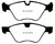 EBC 09+ BMW Z4 3.0 (E89) Ultimax2 Front Brake Pads