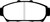 EBC 94-01 Acura Integra 1.8 Ultimax2 Front Brake Pads