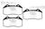 EBC DP22021/2 Greenstuff 2000 Front Brake Pads, Alfa Romeo 4C 1.75 Turbo 2014+