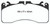 EBC DP21867 Greenstuff 2000 Front Brake Pads, Lexus LS460 4.6 Sport 2009+