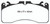 EBC DP21867 Greenstuff 2000 Front Brake Pads, Lexus LS460 4.6 Sport 2009+