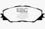 EBC DP21792 Greenstuff 2000 Front Brake Pads, Pontiac Vibe 2.4 2WD 2009-2010