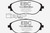 EBC 14-20 Audi S3 2.0 Turbo Redstuff Front Brake Pads