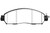 EBC DP22310 Greenstuff 2000 Front Brake Pads, Nissan Leaf Electric 2017+