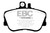 EBC DP4962R Yellowstuff Front Brake Pads, Mercedes-Benz C220 (W202) 2.2 1994-1995