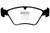 EBC DP4976R Yellowstuff Front Brake Pads, Saab 900 2.0 Turbo 1994-1996