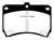 EBC 94-97 Ford Aspire 1.3 manual Redstuff Front Brake Pads