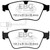 EBC DP42317R Yellowstuff Front Brake Pads, Bentley Continental 4.4TT 2013-2018