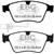 EBC DP42317R Yellowstuff Front Brake Pads, Bentley Continental 4.4TT 2013-2018