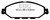 EBC DP63010 Greenstuff 6000 Elite Front Brake Pads, Infiniti QX60 3.5 2014+