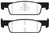 EBC DP42335R Yellowstuff Front Brake Pads, Smart Fortwo 0.9L Turbo 2016-2017