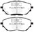 EBC DP42368R Yellowstuff Front Brake Pads, Toyota C-HR 2.0L 2017+