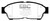 EBC DP4964R Yellowstuff Front Brake Pads, Toyota Celica 1.8 1994-1999