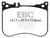 EBC 14+ Mercedes-Benz S550 4.7 Twin Turbo AMG Sport Pkg Yellowstuff Front Brake Pads