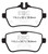 EBC 14+ Mercedes-Benz S550 4.7 Twin Turbo Redstuff Rear Brake Pads