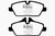 EBC DP22056 Greenstuff 2000 Front Brake Pads, Mini Hardtop 1.5 Turbo Cooper 2014+