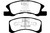 EBC 14+ Mitsubishi Mirage 1.2 Ultimax2 Front Brake Pads