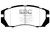 EBC 95-96 Subaru Impreza 2.2 Redstuff Front Brake Pads