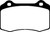 EBC 15+ Cadillac CTS 3.6 Twin Turbo Redstuff Rear Brake Pads