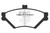 EBC DP21169 Greenstuff 2000 Front Brake Pads, Ford Crown Victoria 4.6 (Phenolic PisTons) 1995-1997