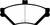 EBC 95-97 Ford Crown Victoria 4.6 (Phenolic Pistons) Ultimax2 Front Brake Pads