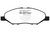 EBC DP21832 Greenstuff 2000 Front Brake Pads, Nissan Versa 1.6 2009-2011