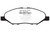 EBC DP21832 Greenstuff 2000 Front Brake Pads, Nissan Versa 1.6 2009-2011