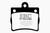 EBC DP41135R Yellowstuff Rear Brake Pads, Mercedes-Benz C220 (W202) 2.2 (Single Pin Rear) 1995-1997