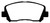 EBC DP23007 Greenstuff 2000 Front Brake Pads, Chrysler 200 2.4 2015+