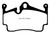 EBC 09-12 Porsche Boxster (Cast Iron Rotors only) 2.9 Bluestuff Rear Brake Pads