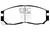 EBC DP2830 Greenstuff 2000 Front Brake Pads, Chrysler Sebring Coupe 2.0 1995-1999