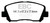 EBC DP43007R Yellowstuff Front Brake Pads, Chrysler 200 2.4 2015+