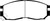 EBC 95-99 Chrysler Sebring Coupe 2.0 Redstuff Front Brake Pads
