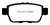 EBC DP41754R Yellowstuff Rear Brake Pads, Acura TL 3.5 2009-2014