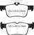 EBC 15+ Ford Edge 2.0 Turbo FWD Greenstuff Rear Brake Pads