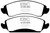 EBC DP41830R Yellowstuff Front Brake Pads, Cadillac Escalade 6.0 Hybrid 2009-2014