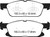 EBC DP43046R Yellowstuff Front Brake Pads, Ford Edge 2.0 Turbo FWD 2015+