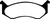 EBC DP41277R Yellowstuff Front Brake Pads, Dodge Ram Van B1500 1996-1997