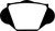 EBC DP2109 Greenstuff 2000 Front Brake Pads, Mg MGA 1.6 1959-1962