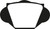 EBC DP2109 Greenstuff 2000 Front Brake Pads, Mg MGA 1.6 1959-1962