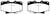 EBC DP4992R Yellowstuff Front Brake Pads, Lexus LX450 4.5 1996-1997