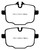 EBC DP22089 Greenstuff 2000 Rear Brake Pads, BMW 535i 3.0 Turbo (F10) 2010+
